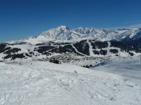 la station au pied du mont blanc